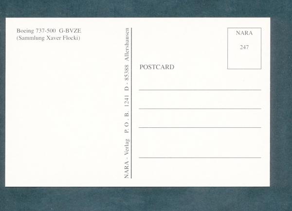 Boeing 737-500 G-BVZ